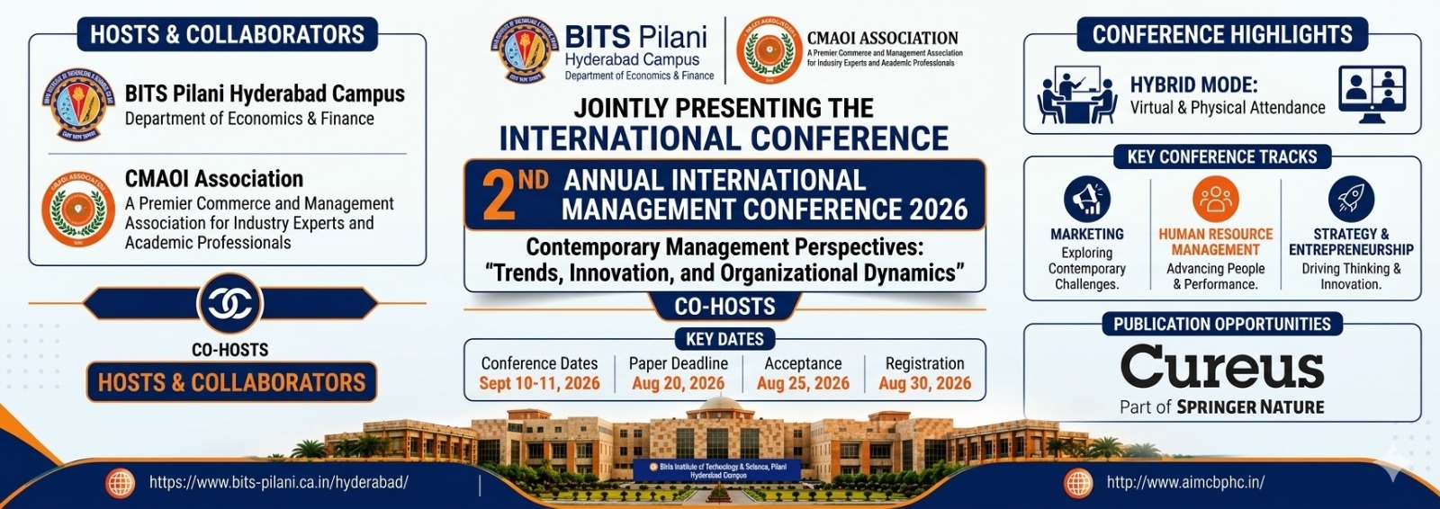 2nd Annual International Management Conference AIMC 2026 - CMAoI x BITS Pilani